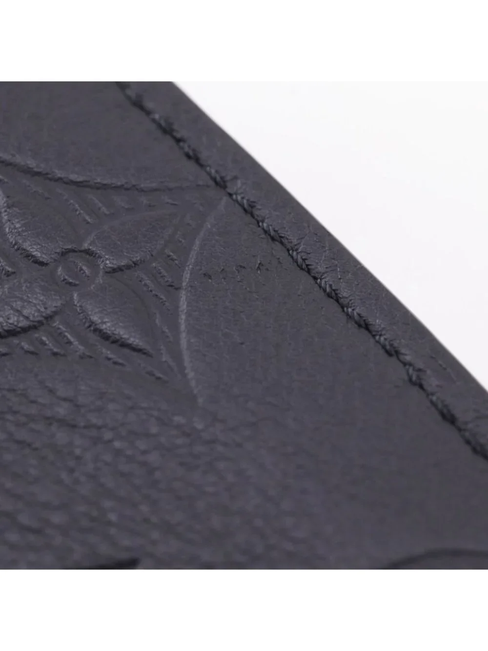 Louis Vuitton Portefeuille Brazza Monogram Shadow Leather Black Wallet